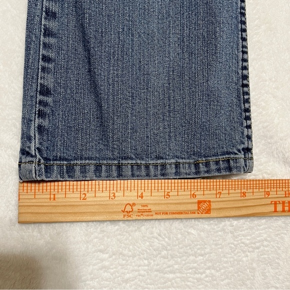 Levi Strauss Signature Womens Stretch Low-Rise Bootcut Blue Light/Medium 8 Short - Picture 11 of 12